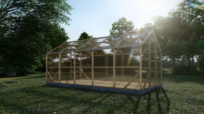 Wooden Greenhouse CASA