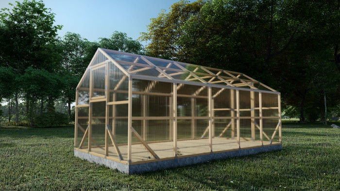 Wooden Greenhouse CASA