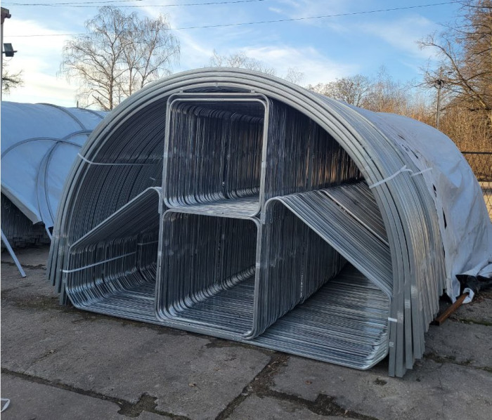 Solid Steel Tunnel Greenhouse | Width 3.14m