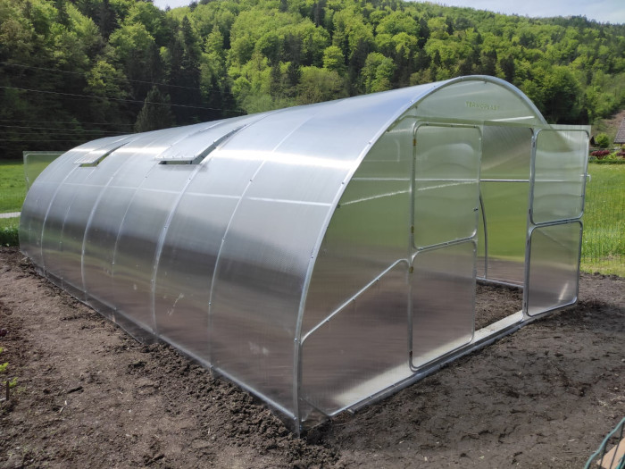 Modular Steel Tunnel Greenhouse | Width 4m 