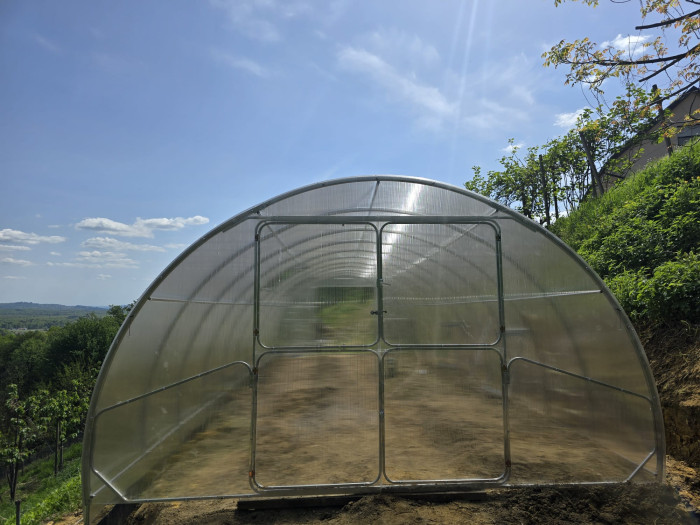 Modular Steel Tunnel Greenhouse | Width 4m 