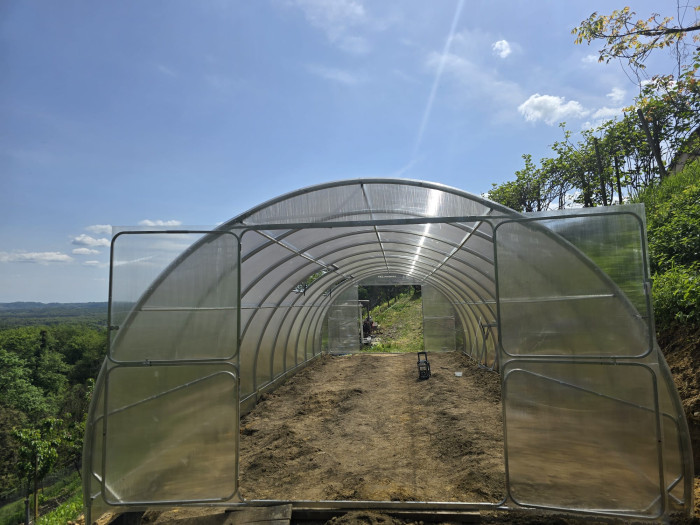 Modular Steel Tunnel Greenhouse | Width 4m 