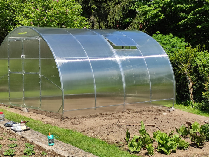 Modular Steel Tunnel Greenhouse | Width 4m 