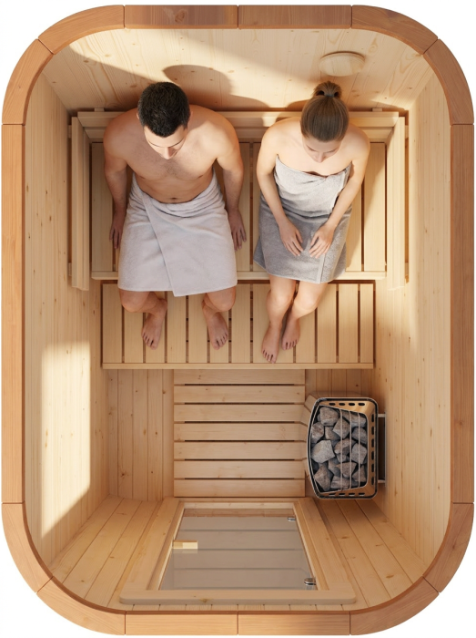 Mini sauna 1.6m