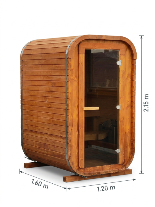 Mini sauna 1.6m